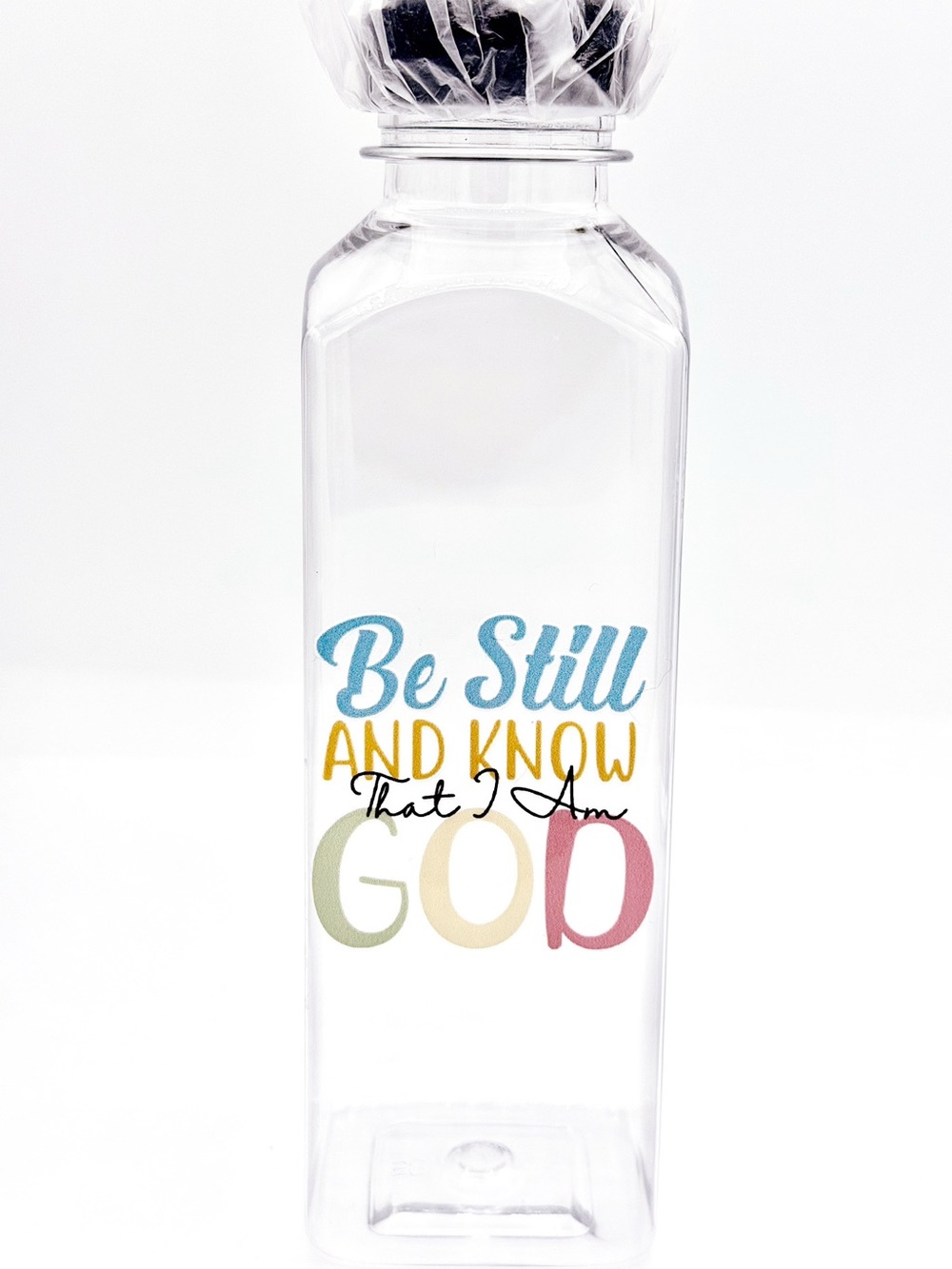 SPRING INTO SUMMER WITH A NEW FAITH BASED REUSABLE 16oz. BOTTLE BE STILL LISTING